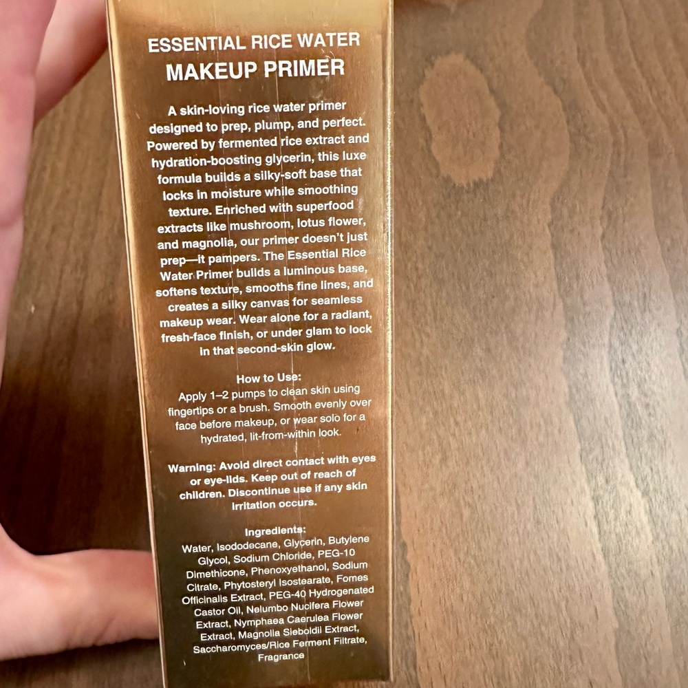 Bisha Essential Rice Water Makeup Primer NIB - Picture 6 of 7
